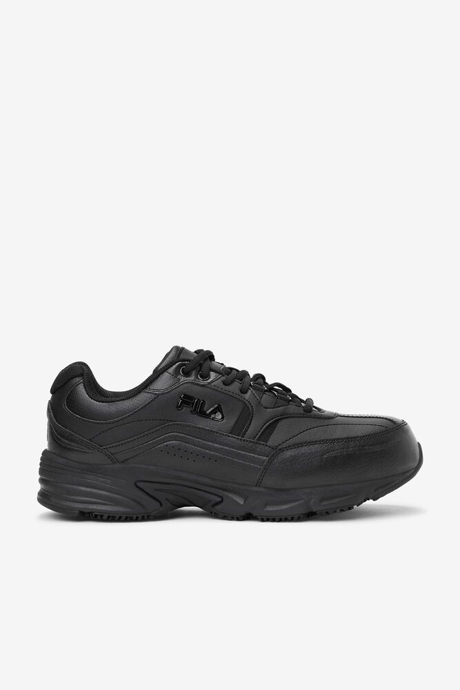 Fila Work Shoes Mens Black Memory Workshift 2 Slip Resistant Composite Toe - Ireland 12087-NLPY